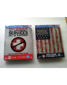 The Purge/Anarchy: La Noche de los Steelbooks