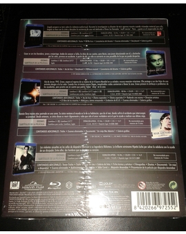 Trasera de pack Amenábar con diseños de las ediciones individuales