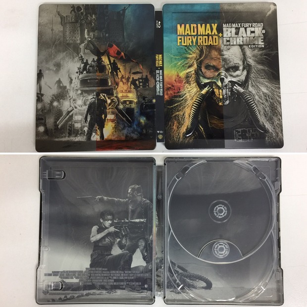 Steelbook zavvi Mad Max Fury Road Black&Chrome