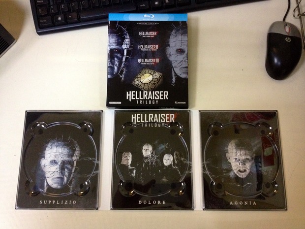 Digipak Trilogía Hellraiser IT