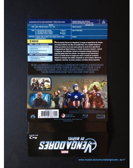 Los Vengadores (Steelbook) (Especificaciones)