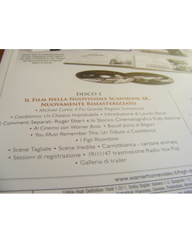 Casablanca : Edizione 70 Anniversario, Ficha datos 2