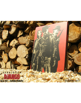 Django Desencadenado (Steelbook) (Trasera)