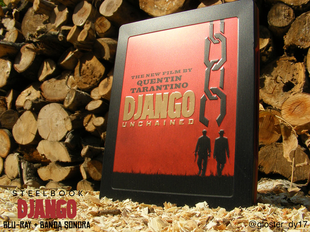 Django Desencadenado (Steelbook) (Caratula)