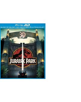 Carátula de Parque Jurásico en 3D USA