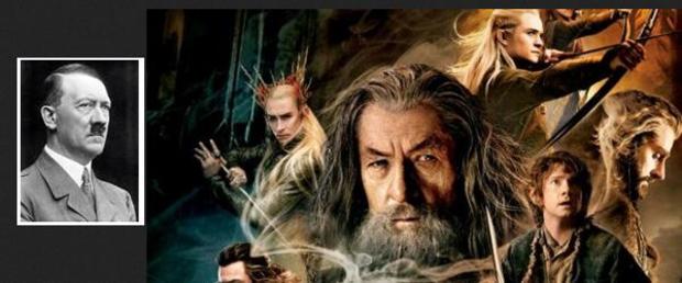 Hitler se entera del argumento de La Desolación de Smaug