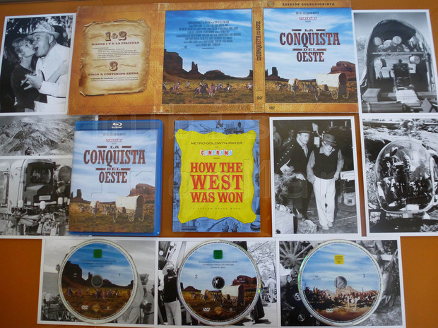 "La Conquista Del Oeste" Edición Coleccionista DVD y Blu-Ray.