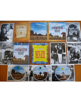 "La Conquista Del Oeste" Edición Coleccionista DVD y Blu-Ray.