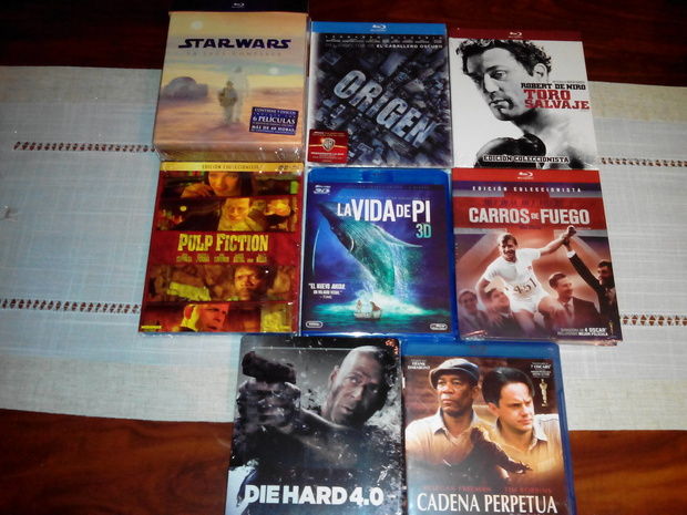 Compra variada Md cine, Fnac y zawi.