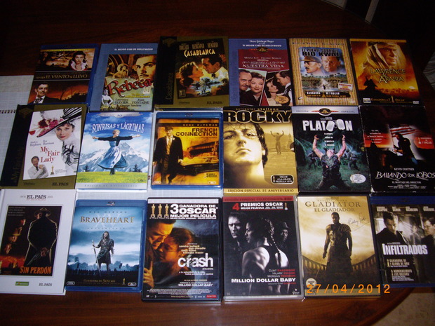 Mi Colección de las ganadoras del Oscar a mejor Pelicula del año 1