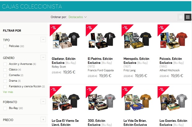 Oferta Cajas Coleccionistas de El Corte Inglés !!!