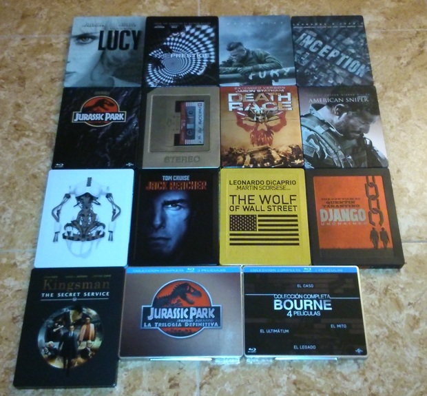 Mi Colección de "STEELBOOKS" hasta la fecha---(Julio 2015)---