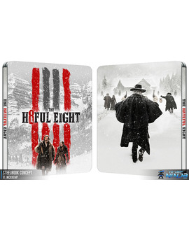 A la vista de que parece que aquí no va a llegar ningun SteelBook de "Los Odiosos Ocho" - Que diseño os convence más de los Steels extranjeros???