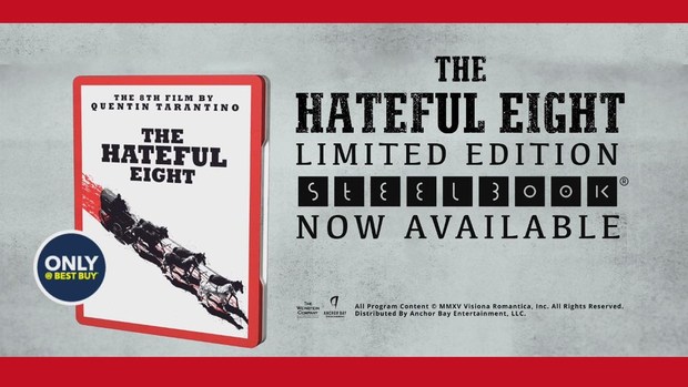 The Hateful Eight - Best Buy Exclusive Blu-ray SteelBook Unboxing.