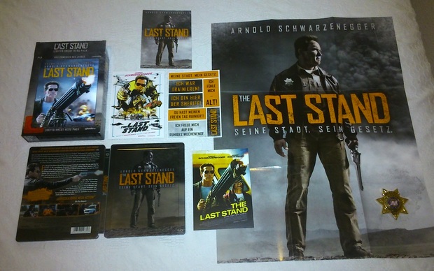 Contenido de la Edición: "THE LAST STAND (Uncut/Hero Pack) [Blu-ray] [Limited Edition Alemania]"