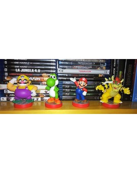 Mi colección de amiibo de la serie "Super Mario".