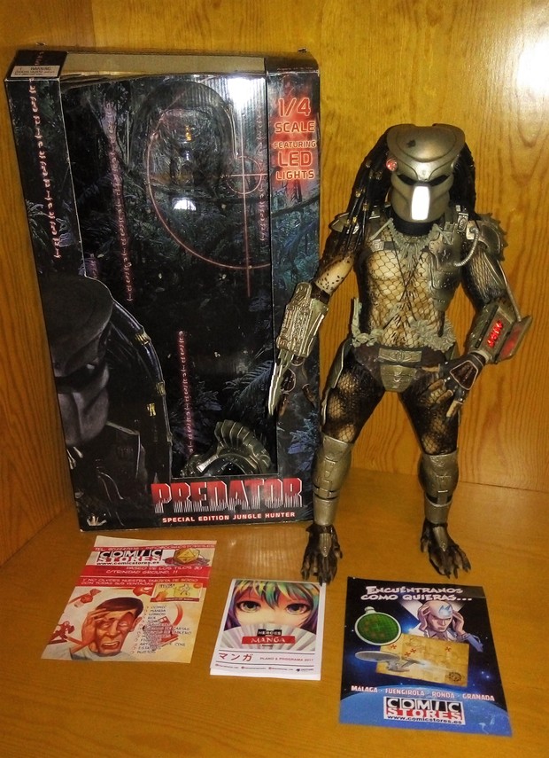 Mi compra en la Feria "Heroes Manga" (Madrid): >>> PREDATOR - Special Edition Jungle Hunter with LED Lights 1/4 Scale <<<