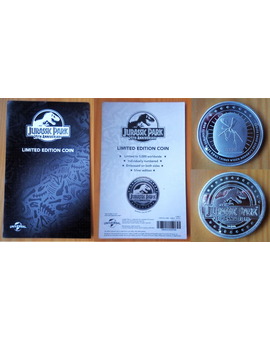 Última adquisición en Zavvi.es: "Limited Edition Jurassic Park Coin - Silver Edition"