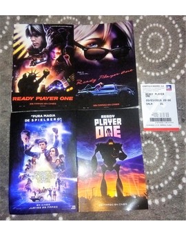 Mi entrada del Preestreno de “Ready Player One” + Crítica >Sin Spoilers< (Un subidón de nostalgia friki).