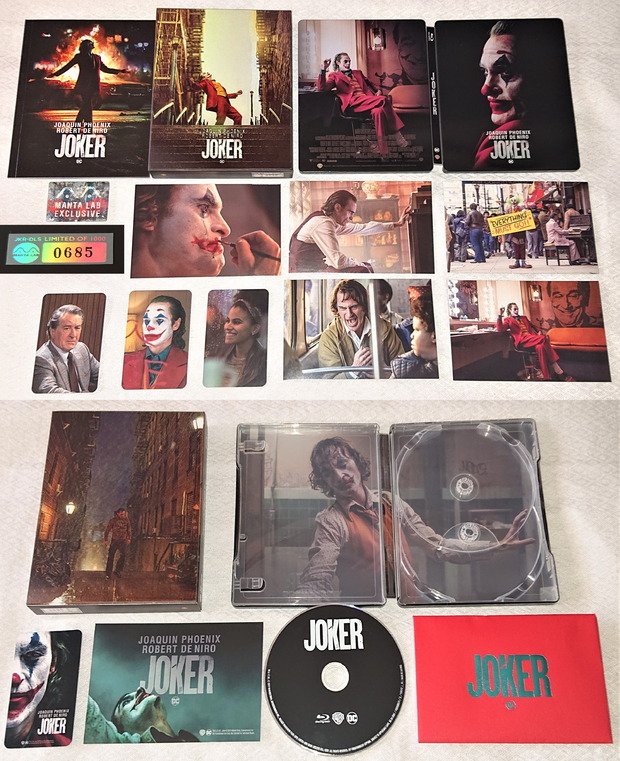 Última compra en Manta Lab: "[ME#29] Joker Steelbook (Double Lenticular Full Slip)"