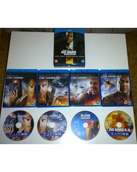 Mi 1ª compra, y edición extranjera, en Amazon.es "Die Hard Quadrilogy (UK)"