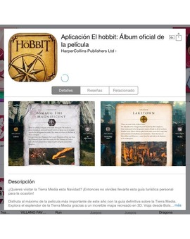 Si tienes un disposivo IOS y eres amante de la Tierra Media bájalo, es gratis hoy.