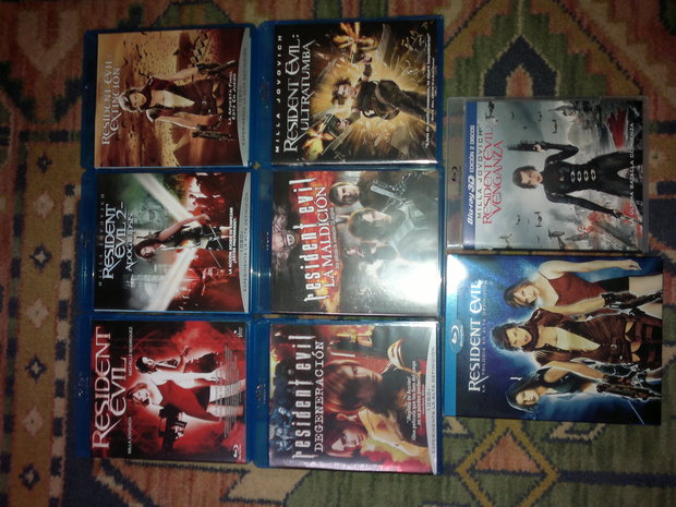 Saga "Resident Evil" en Blu-Ray