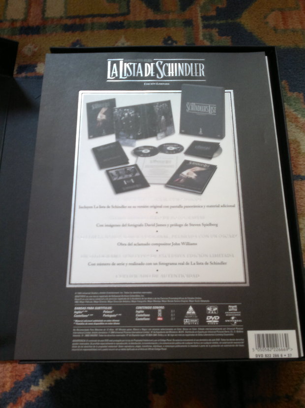 La Lista De Schindler - Edición Limitada - D.V.D.