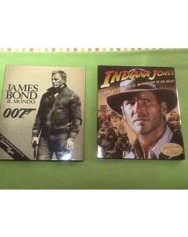 Libros "Indiana Jones" y "007"