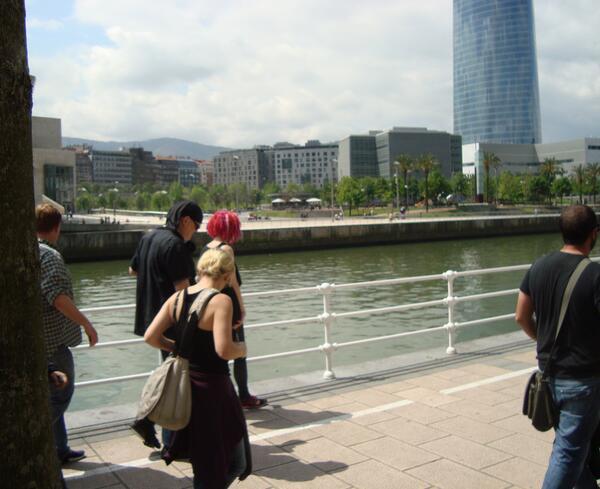 Parte de "Jupiter Ascending", dirigida por Andy y Lana Wachowski se rueda en Bilbao (Parte 7 de 12)