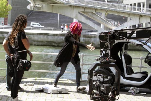 Parte de "Jupiter Ascending", dirigida por Andy y Lana Wachowski se rueda en Bilbao (Parte 10 de 12)