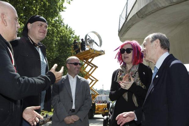 Parte de "Jupiter Ascending", dirigida por Andy y Lana Wachowski se rueda en Bilbao (Parte 11 de 12)