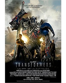 Transformers 4: La Era De La Extinción [DVD] ya para pedir