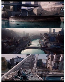 Así es Bilbao en la película "Jupiter Ascending" que rodaron los Wachowski 