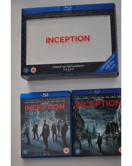 Edición maletín UK con slip de cartón de imagen lenticular: "Inception" 