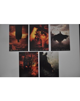 Edición UK con caja de cartón grande, postal lenticular y 5 postales de promo : "Batman Begins" 