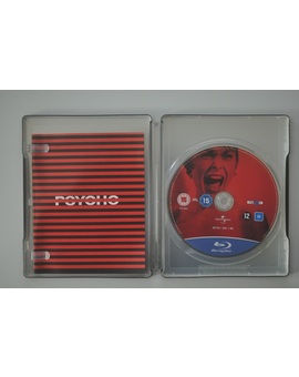 Edición UK steelbook con libreto: "Psicosis" -deplegada-