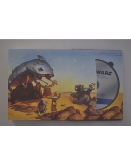 Edición USA estuche de cartulina gruesa con audio en VO DTS-HD Master Audio: "Saga Star Wars" -interiores-