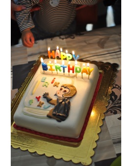 Me hace ilusión compartir con vosotros la tarta de cumpleaños de nuestro hijo Erik