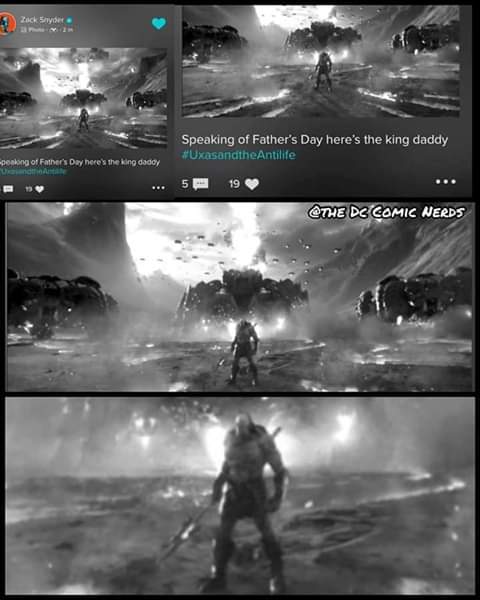 Imagen del darkseid de la Justice League de Snyder. 