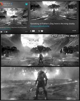 Imagen del darkseid de la Justice League de Snyder. 