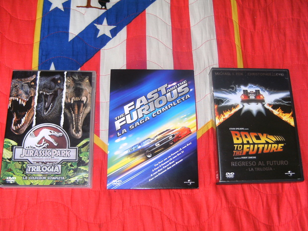 Mis sagas de peliculas en DVD 1