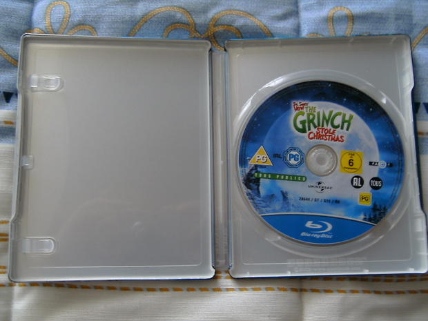 Steelbook El Grinch aleman interior