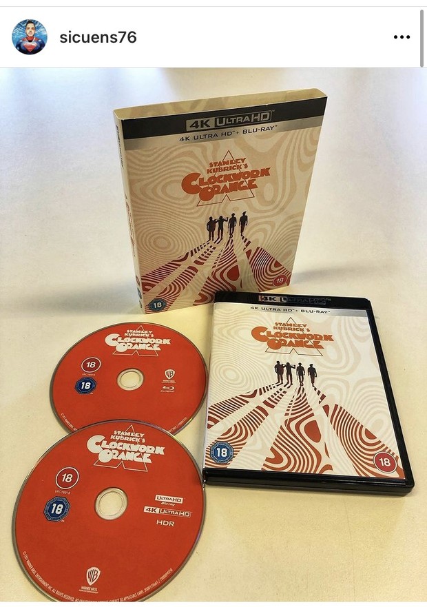 Stanley Kubrick's A Clockwork Orange 4kuhd edicion UK