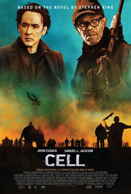 Primer cartel (un poco cutre) y tráiler de CELL, adaptación de la novela homónima de Stephen King