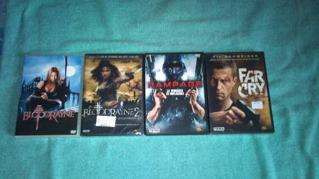 Pues sí, lo reconozco, tengo 4 pelis del Sr. Uwe Boll