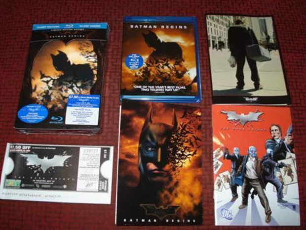 BATMAN BEGINS gift set