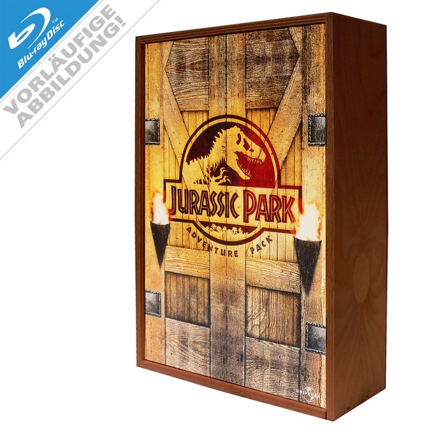 trilogía JURASSIC PARK ed. caja de madera