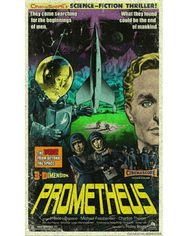 Así hubiera podido ser el póster de PROMETHEUS en los años 50...