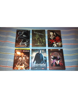 Algunos steelbooks en dvd